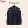 Tucano Men's Faux Two-Piece Plush Thick Knitted Sweater
