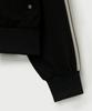 Satur Lawton Loose Fit Zip-Up Hoodie Caviar Black