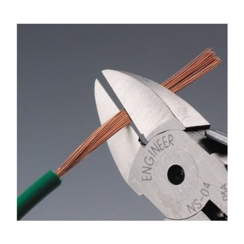 ENGINEER Micro Nippers ESD 120mm NS-04 [Static Protection] [Powerful] [Precision]