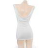 XXOO Erotic Sexy Beauty Fairy Goddess White Dress Uniform Women Bead Chest Chain Outfits Cosplay Costumes