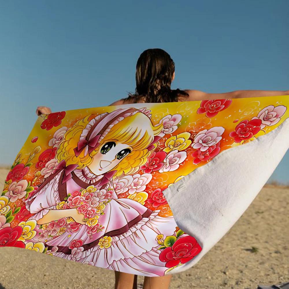 Anime Manga C-Candy C-Candy Microfiber Blanket Quick Drying Beach Towels Oversized Printing Super Absorbent Pool Towel Blanket