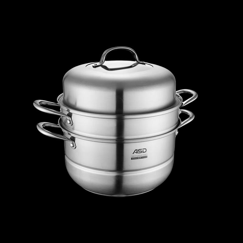 Трехъярусная пароварка Aishida Jun Ya из нержавеющей стали 304