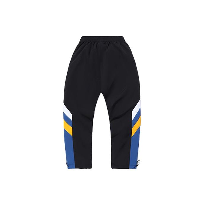 Li Ning Loose Fit Tapered Woven Sports Long Pants Men Bottoms Vivi-Blue AYKQ789-4