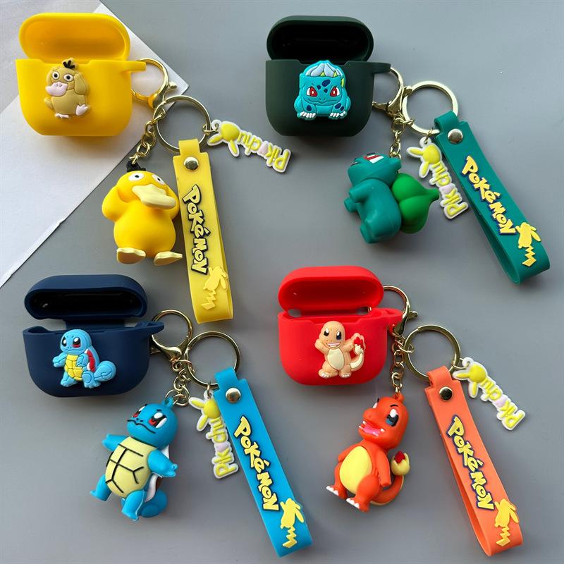 Suitable for AirPods pro1 wireless bluetooth headset case apple 1 flower cartoon 1/1 silicone soft case