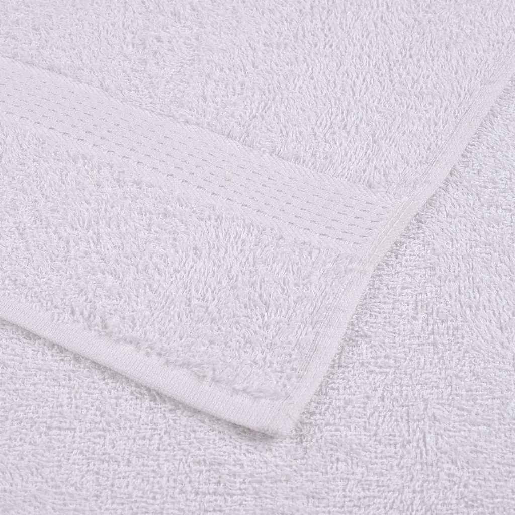 Sauna Towels FROGN 4 pcs White 80 x 200 cm 360 g m²