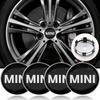 2025 For MINI 4pcs 60mm Car Wheel Center Hub Center Cap Rim Hub Dustproof Cover Emblemem For Mini Cooper Fridge One F56 R56