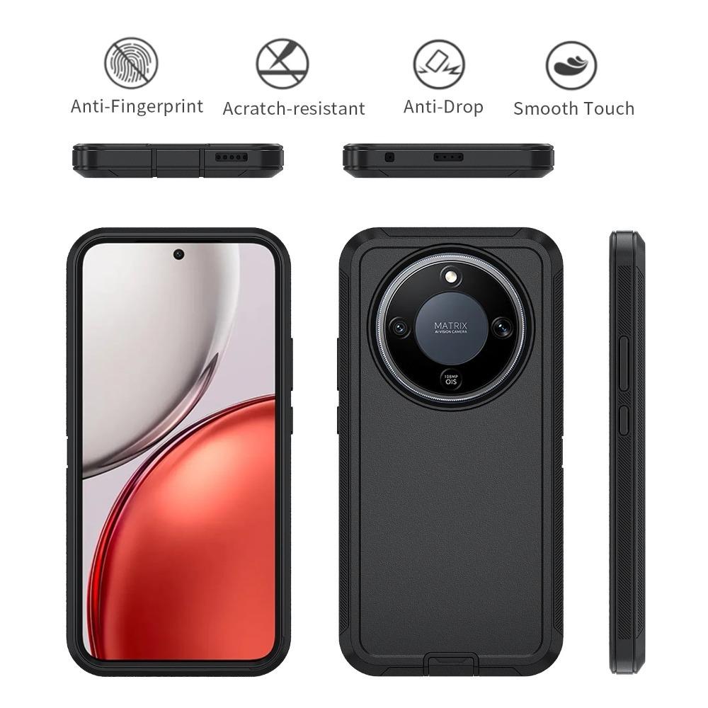 3-warstwowe etui ochronne do Honor X9 X8 X7 X6 A B C D 5G Magic8 Lite Wytrzymałe Ott Armor Hybrydowy Defender Odporne na wstrząsy Pokrowiec