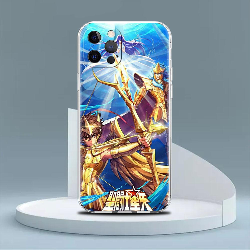 Sainte Seiya Japan Anime Cover For Apple iPhone 14 13 12 11 Pro Max XS XR max X 8 7 6S 6 Plus Silicone Soft Phone Funda Case