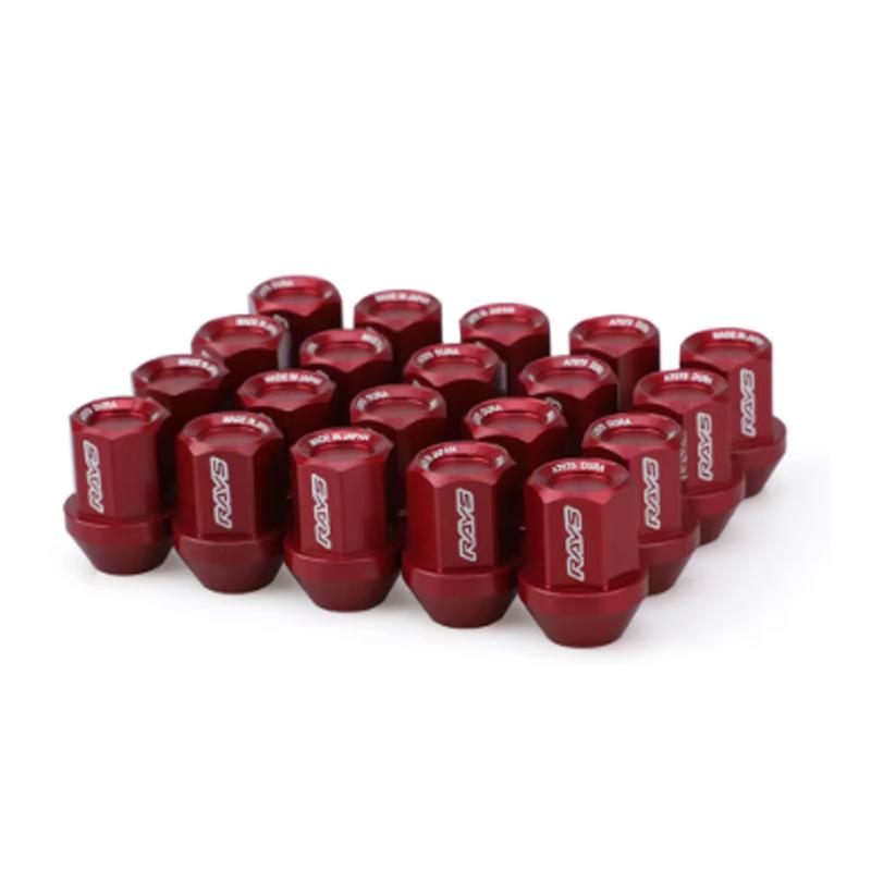 HEX 19mm 20 stuks Aluminium M12x1.5 Wielmoeren 32mm Lengte Racing Wielmoer Racing Gesmeed Stijl Auto Modificatie Rood Zwart Grijs