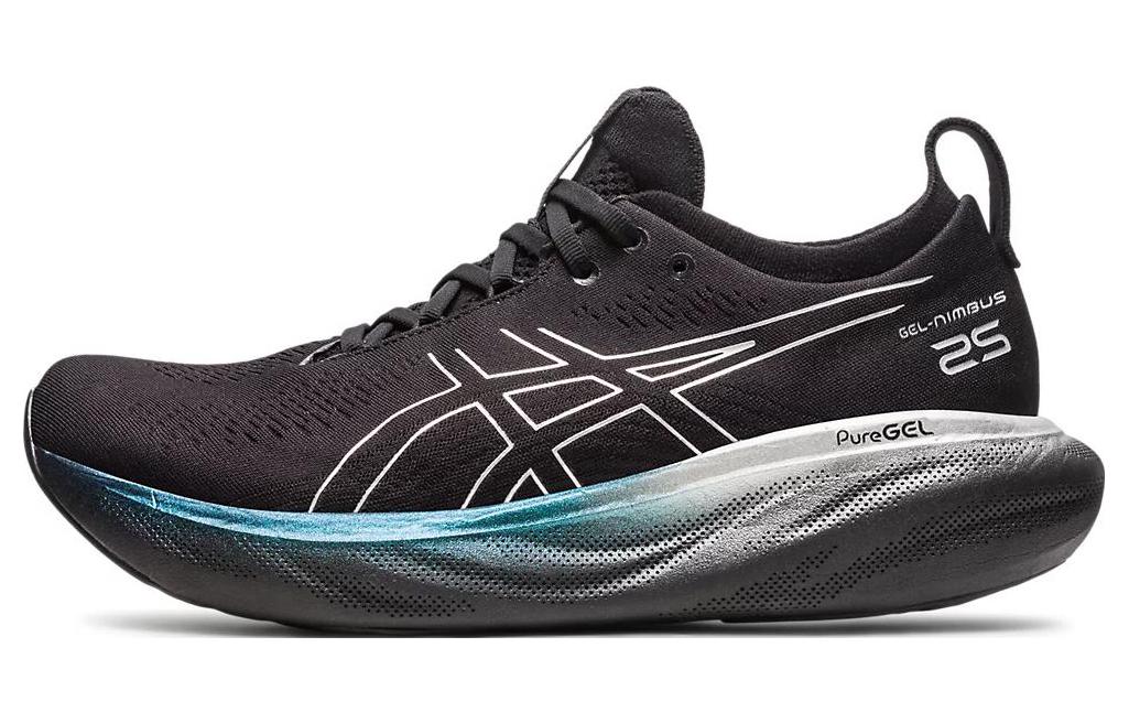 ASICS Gel Nimbus 25 Platinum Черный Чисто-Серебристый 1011B616-001 39