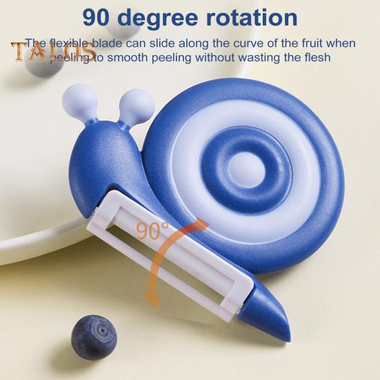 2 ks Keramická škrabka Hlemýžď Škrabka na brambory s protiskluzovou rukojetí Škrabka na ovoce a zeleninu pro děti dospělé Kuchyňský nástroj