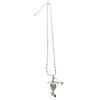 Metal Carving Birdhouse Necklace Adjustable Lightweight Men Women Bird House Pendant Chain Necklace Fashion Jewelry Accessories