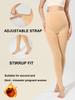 1PC Women's Skin Color Adjustable Strap Belly Support, Footed Design, Fleece-Lined Thick Style High Elastic Non-Tight