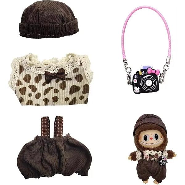 

Gxlaihly 17cm Doll Clothes, Labubu Doll Clothes, Costumes for Labubu Dolls, Labubu Outfit, Suitable for 17cm Labubu Dolls (B15 ( A4