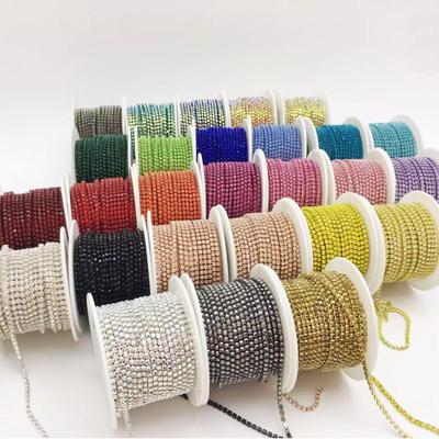 Elektroforetische Kleur Strass Klauwketting voor DIY Mobiele Telefoon Decoratie