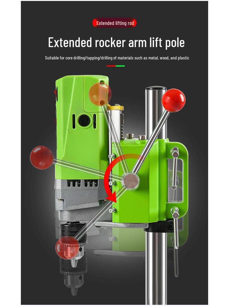 Compact Multipurpose 220V Bench Drill & Milling Machine for Home and Industrial Use