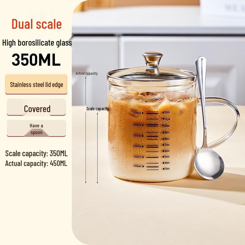 Shangqi Heat-Resistant Borosilicate Glass Measuring Mug