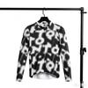 Unisex Cycling Jersey Short Sleeve Black White Polka Dot Letter Print Breathable Quick Dry Bike Shirt