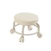 Plastic Swivel Caster Mobile Low Stool for Living Room or Nursery
