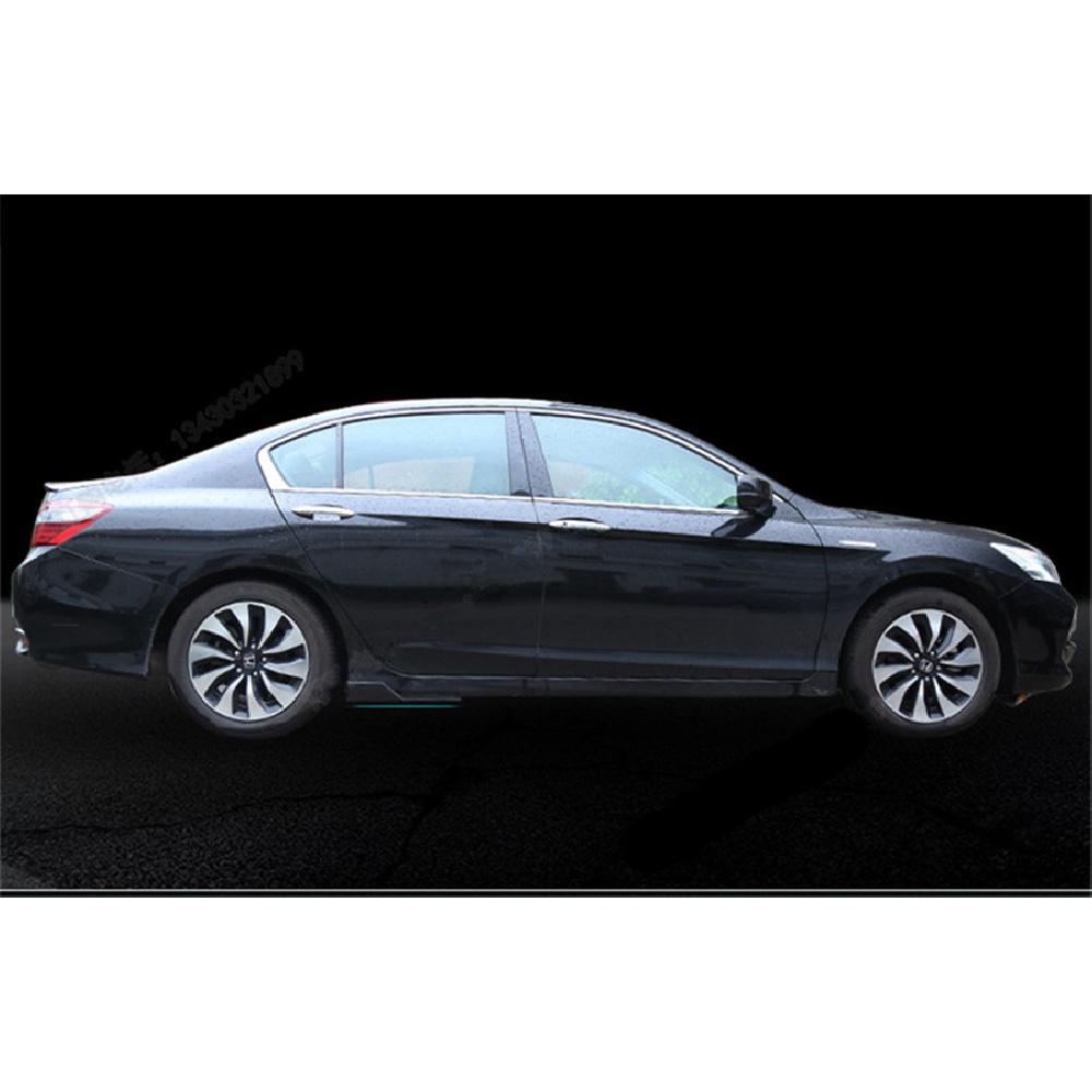 One Pair Car Side Skirt Spoiler Rocker Splitter Wing Anti-Scratch Matt Black