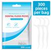High-Tensile Plastic Floss Sticks 50-80 Count Oral Hygiene Toothpick Pack