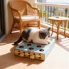 Cat Toy Whack-a-Mole Cat Scratching Board Toy Grinding Claw Rest Play Funny CatInteractive Multifunctional Cat Supplies