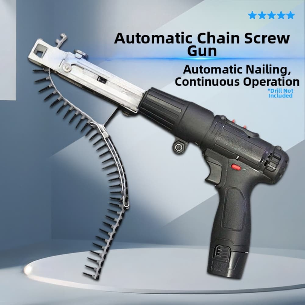 

Automatic Nail Supply Screw Driver Automatic Chain Nail Screw Driver Adapter: Lightweight, Adjustable & Easy To Use China Mainland