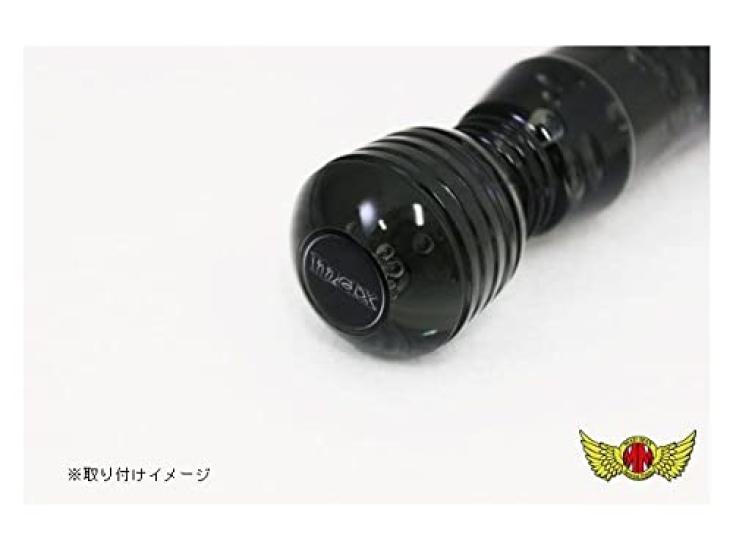DENMA Shift with Conversion for and Light Including Hino Fuso Fuso New and Isuzu PM Knob, Foam, 100mm, Adapter, Red, Isuzu, Mitsubishi, Trucks,