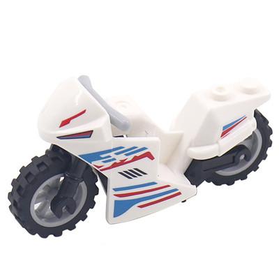 Armed Police Figures Military Building Blocks RacingTtraffic Police SWAT Escort Motorcycle Helmet Bricks MOC Toys For Kids J056