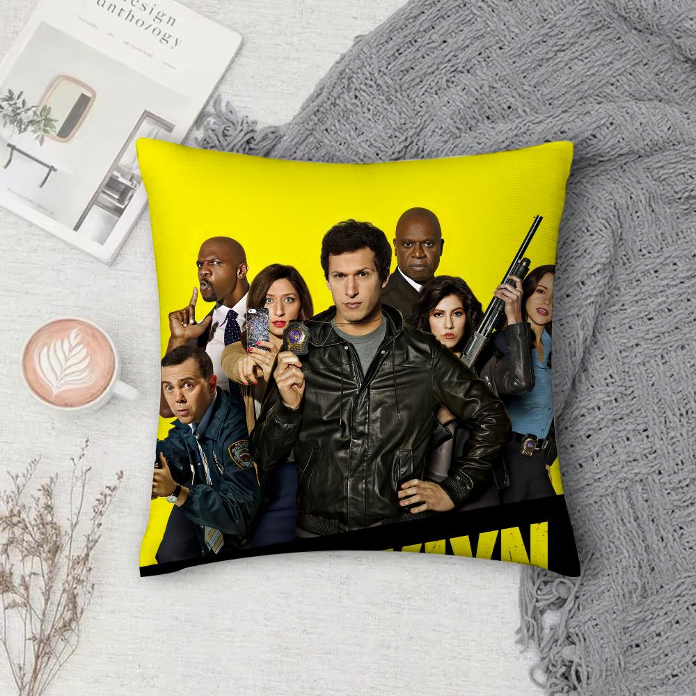 TV B-Brooklyn N-Nine-Nine Pillow Case Square Double-Sided Printing Short Plush Sofa Cushion Cover Bedroom Bedside Pillow