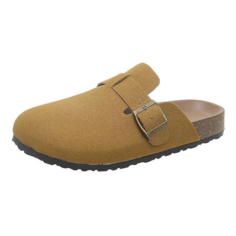 

Биркен обувь ретро сумка голова полушлепанцы женские 2025 весна и лето новая верхняя одежда один педаль ленивый повседневный Биркен обувь 43