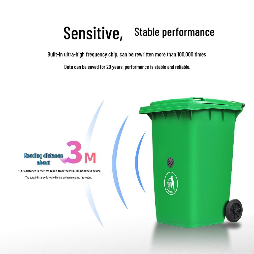 WYUAN RFID UHF 6C Chip for Smart Trash Sorting and Item Tracking.