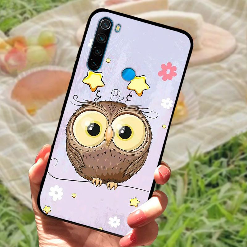 Phone Case For Xiaomi Redmi Note 8T Case Soft Silicone Cover Bumper For Redmi Note 8 Pro Coque Note8 Cartoon Animal Fundas Shell