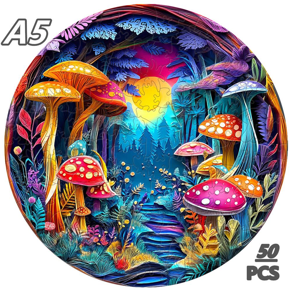 Puzzle in Legno 3D Universo Fantasy Squisito progettato per Adulti più Bambini - Giochi Montessori più Giocattolo Animale - Idea Regalo per Data di Nascita