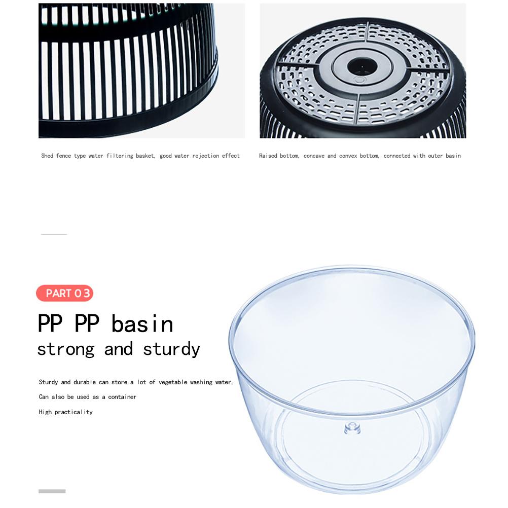 Salad Spinner Vegetable Dryer & Washer Bowl