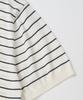 XOX Basic Cool Henley Neck Crop Short Sleeve Knit [Ivory St]