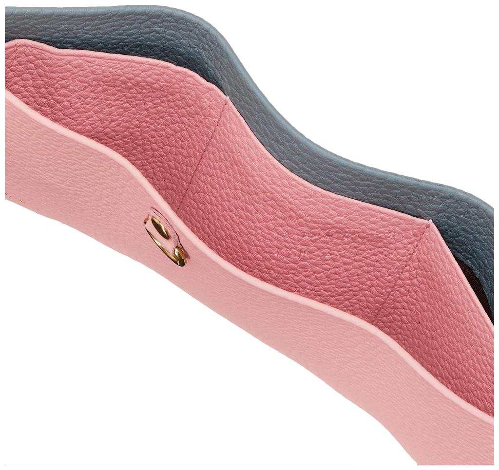 Hanatra Premium Leder Tri-Fold Mini-Geldbörse für Damen, Stilvoll und Niedlich, Faltbare Geldbörse aus Echtem Rindsleder mit Kartenfach, SA03, Icy