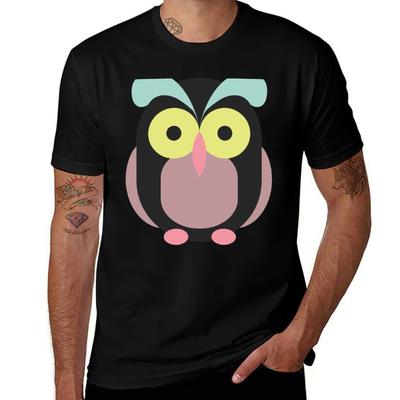 Owl Flat Design Limited Edition Tshirt Summer Festival Tshirt