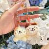 2pcs Zinc Zinc Alloy Couple Pendants Mini Bag Charm Cute Angry Cat Keychains  Friends