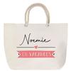 Beach Bag - PLANETEE - Noemie On Holiday - Cotton - Rope Handles - Large Capacity