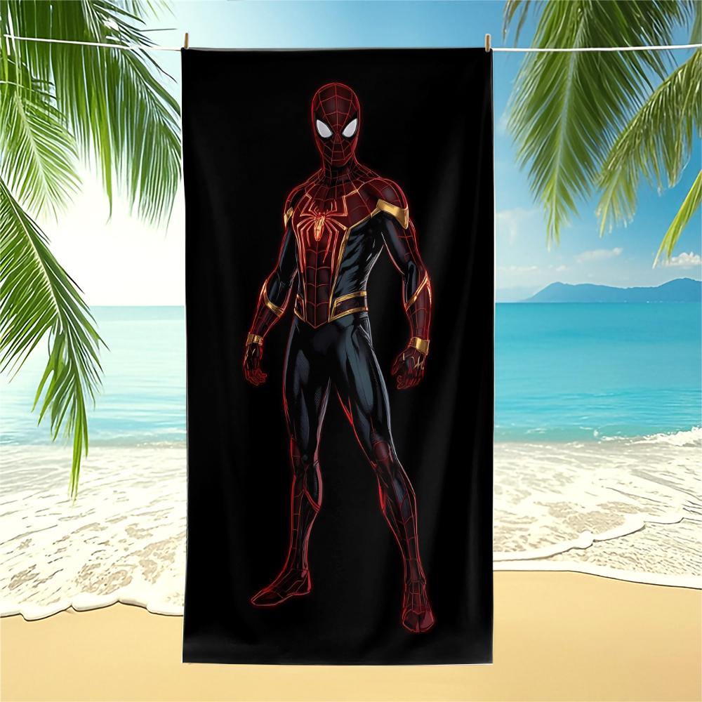Superhero Spider-Man Beach Towel, For Travel Gym Shower Camping Quick Dry Sports Classic Large Beach Towels,Best Kids Boys Gift