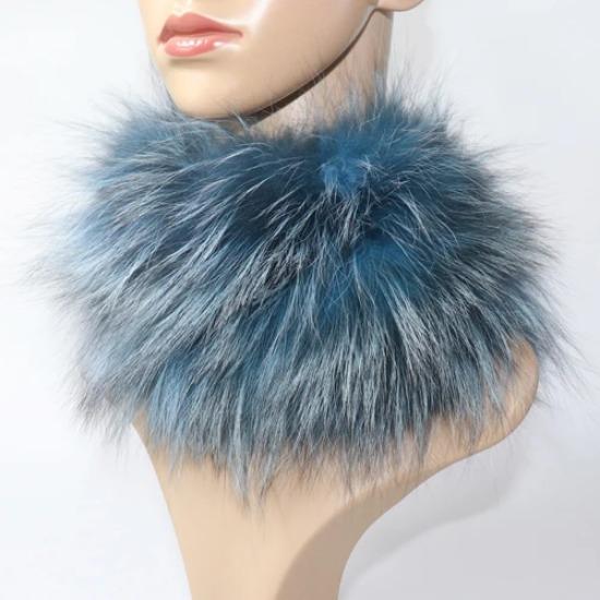 Nowy Szalik z Prawdziwego Futra Lisiego Opaski Futrzane Kobiety Zima Szaliki z Futra Lisiego Luksusowy Ocieplacz na Szyję Dobra Elastyczność Naturalne Futrzane Mufki