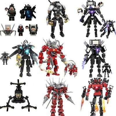 Speakerman Titans Tv Man Titans Cameraman Skibidi Toilet Building Blocks Toy Titans Speaker Man Camera Man Clock Drill Man Brick