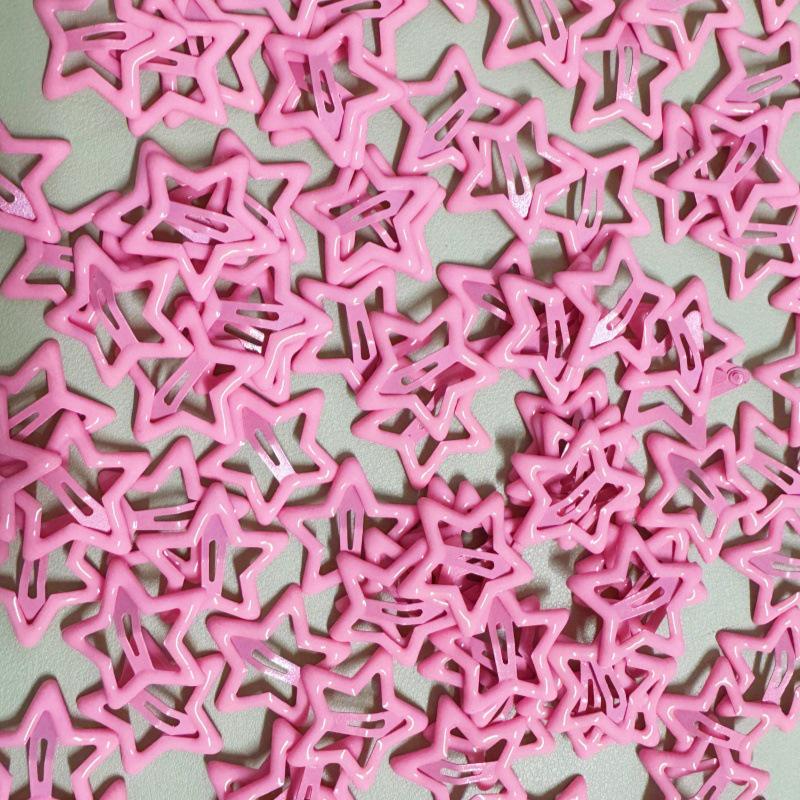 Cute Y2K Star Hairpin: Metal Bangs Clip, Dopamine Headdress