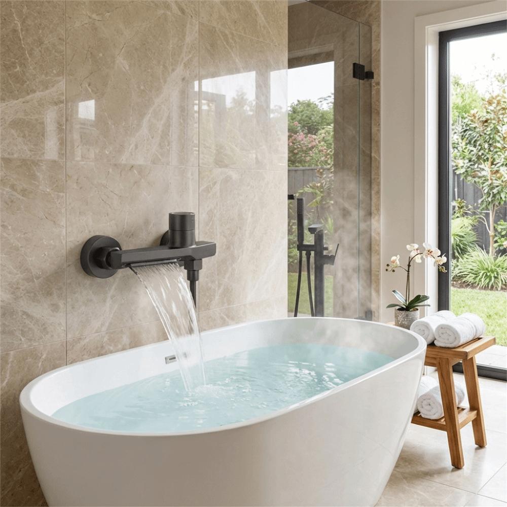 Stable Performance 3-Way Bath Shower Mixer Valve Bathroom Shower System  Home Upgrade