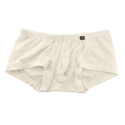 La Pomme Boxer MFS 3D Available In Various Made In White Men's Shorts, Fabric, Low-Rise, Pouch-Style, Construction, Sizes, Japan, 628007,