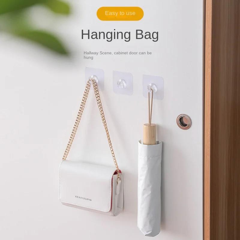 Bathroom Organizer Rack Hook 80PCS Home and Decoration Door Hooks For Kitchen Gadgets Hanging Organizers Transparent Heavy Duty