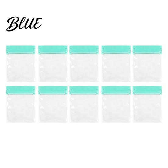 Reusable Ring Storage Portable Seal Travel Sliding Bag Bags Jewelry Lock Design Pill Organizer Bag Multi-Colored Labels for Daily