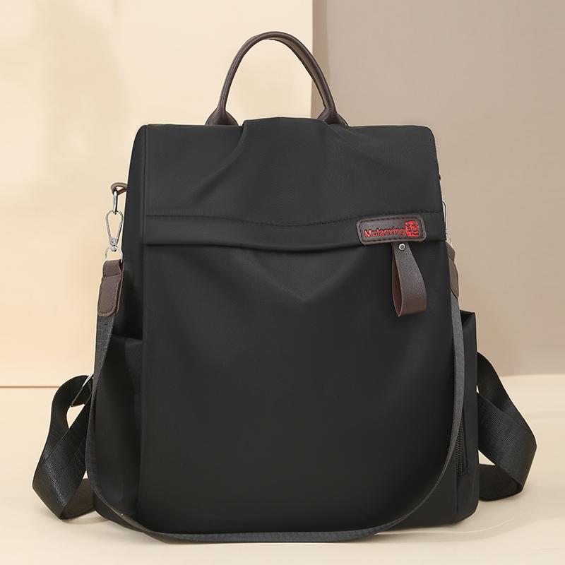 Women's Anti-Theft Backpack Nylon Large Capacity Travel Backpack Student Schoolbag