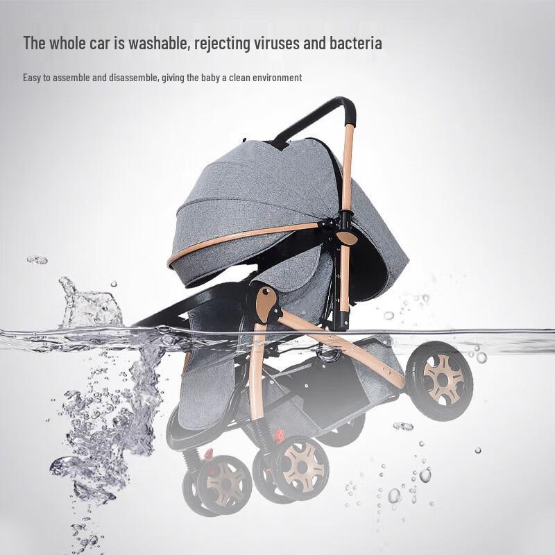 Baiduoyang Luxury Lightweight Folding Baby Stroller